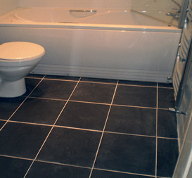 Tiles and bathroom items